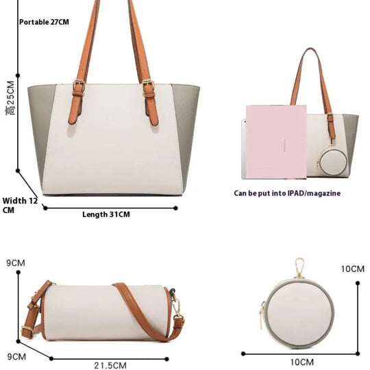 Nord Taschen | In-Eins Handtasche - Stylische Tasche mit viel Stauraum und Zubehör