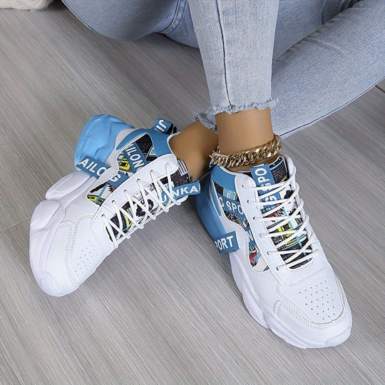 Bequeme, rutschfeste Knöchelsneaker mit Schnürsenkeln - Arvani