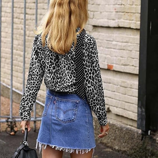 Trendige Bluse Im Leo-Muster - Vittorelli