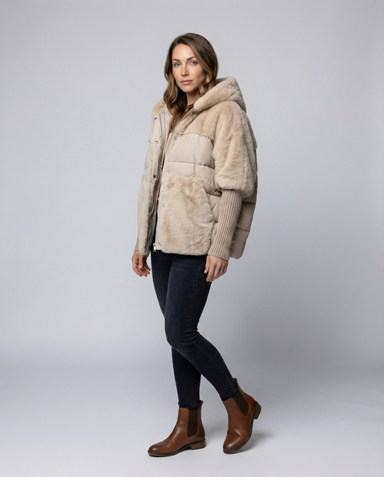 Bequeme Damen Winterjacke