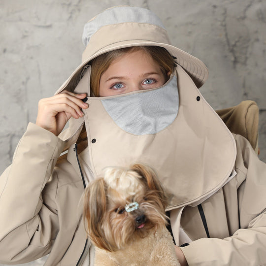 Nord Taschen | Vollabdeckung Gesicht Sonnenschutz Maske im Freien UV Eimer Hut