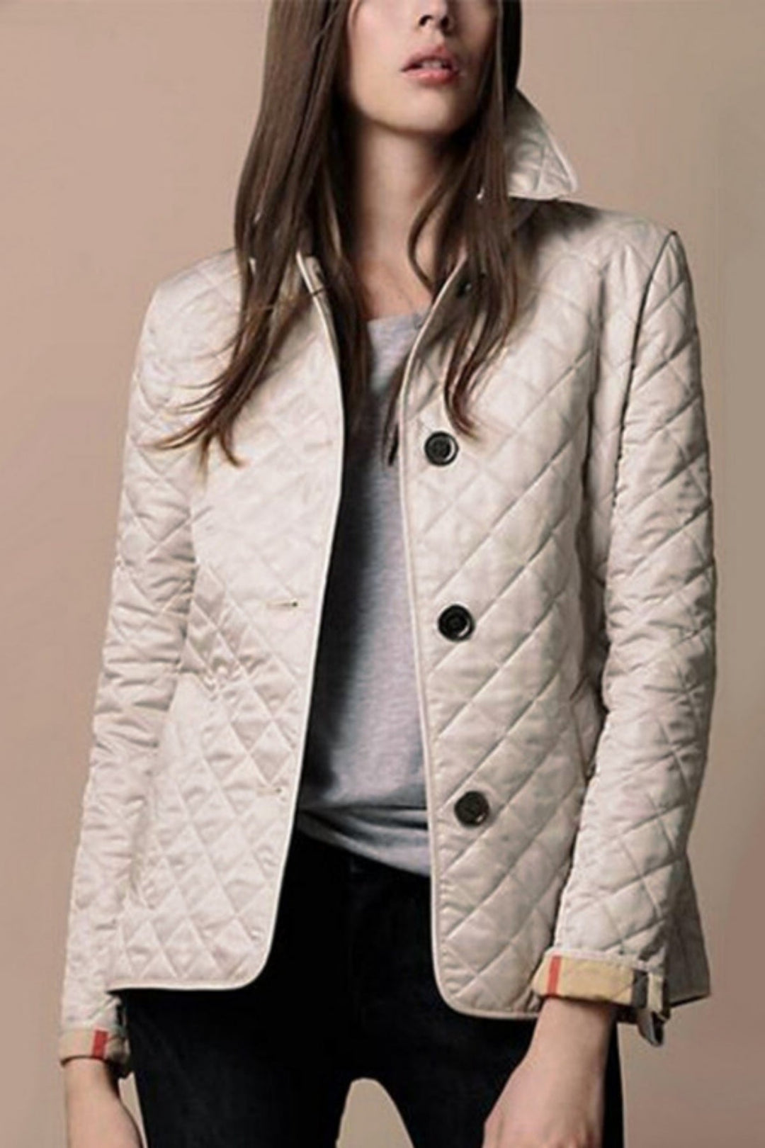 Seiden-Baumwoll-Jacke