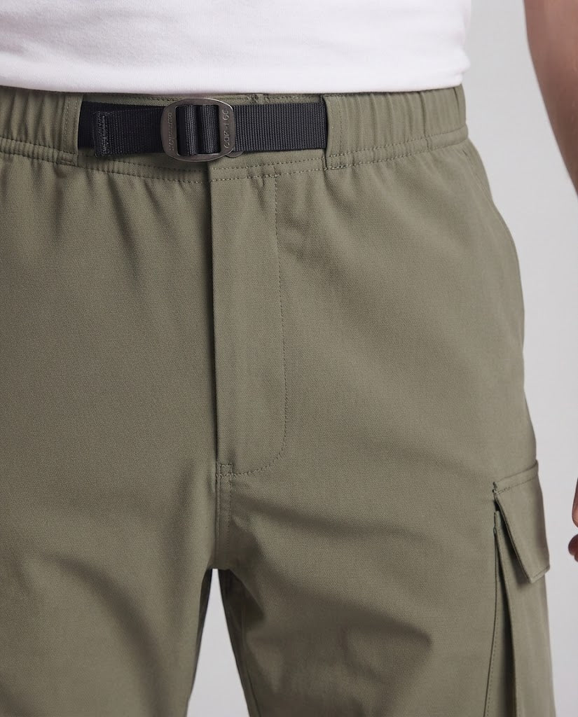 Herren Cargo-Hosen mit elastischem Bund und Taschen Nord Taschen