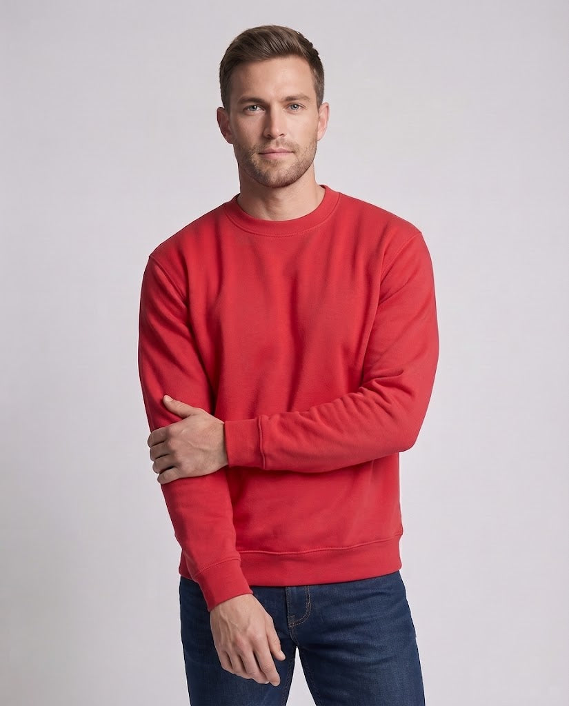 Unisex Rundhals-Sweatshirt mit wärmendem Teddyfutter und Oversize-Passform Nord Taschen