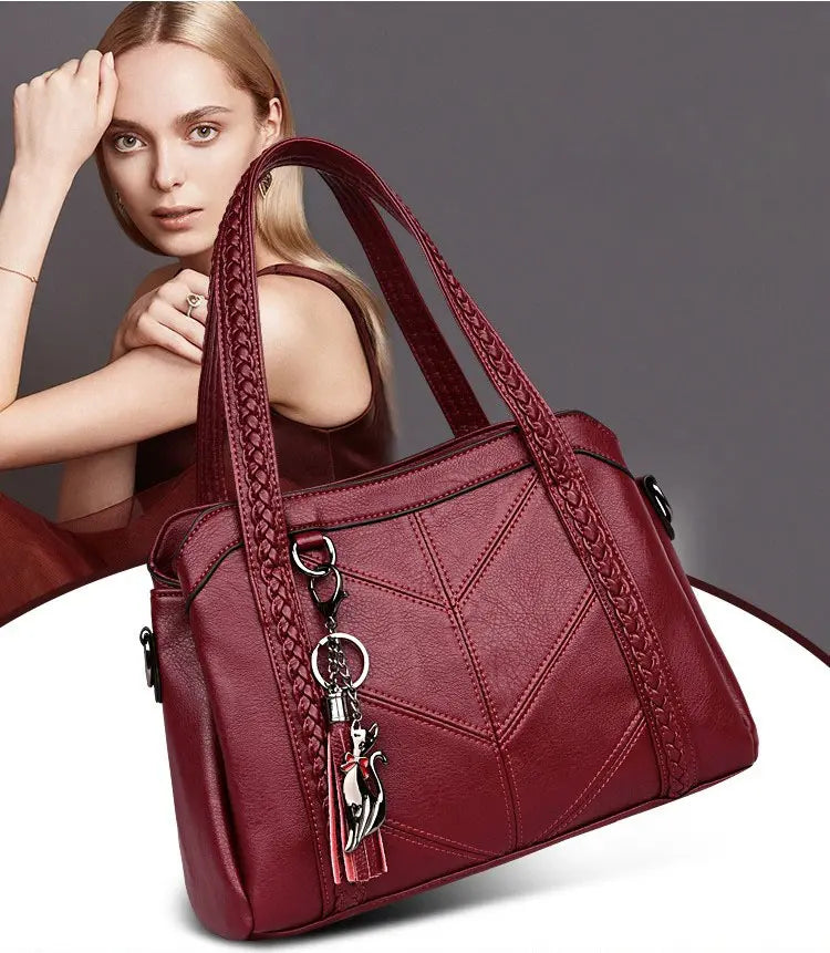 Lederhandtasche Elegant Modisch
