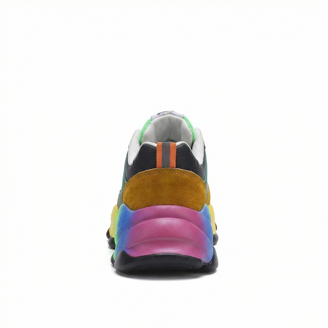 Bunte orthopädische Turnschuhe mit Stil