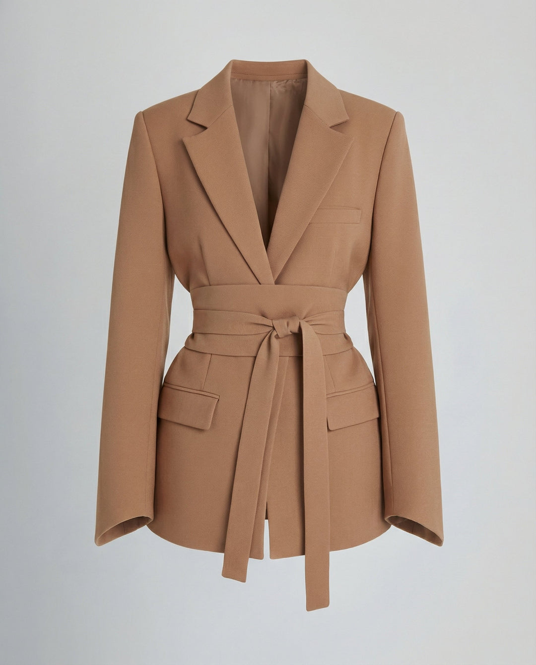 Taillierter Gürtel Blazer Damen