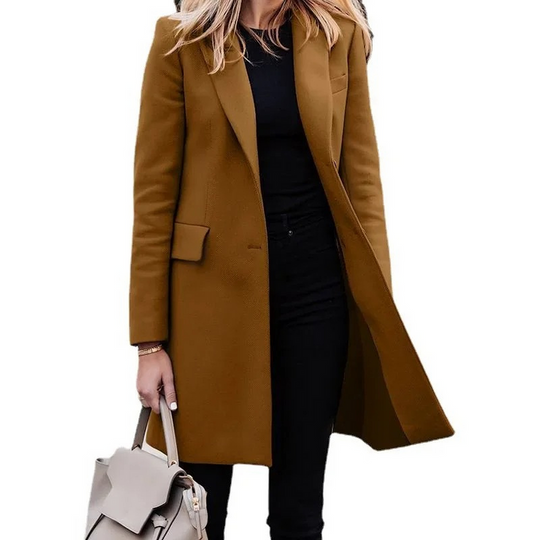 Eleganter Trenchcoat Damen Einfache Knotung - Arvani