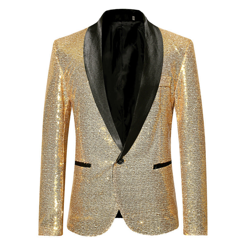 Stilvoller Pailletten-Blazer für Herren