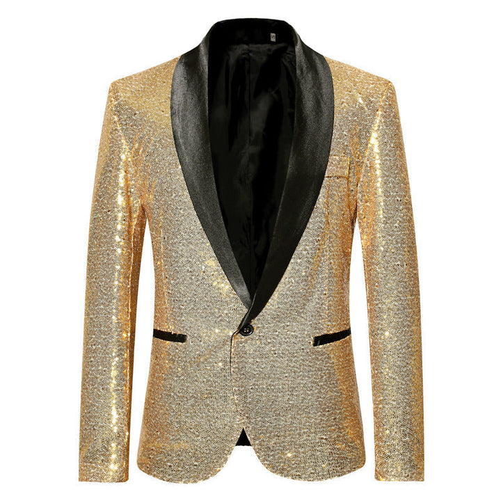 Stilvoller Pailletten-Blazer für Herren