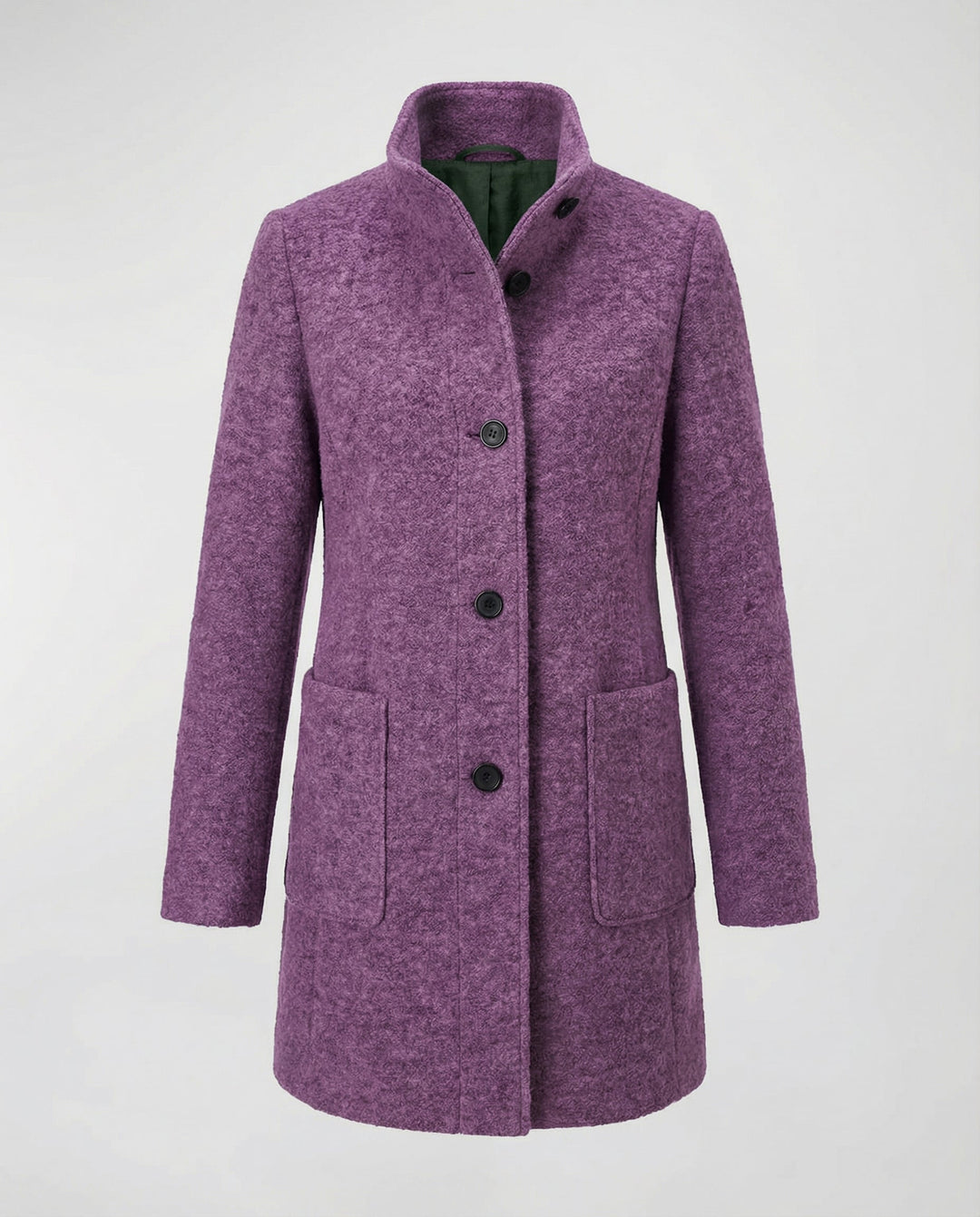 Eleganter Vintage Wollmantel Damen