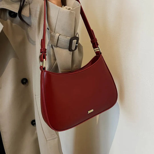 Nord Taschen | Umhängetasche für Damen - Elegante Schultertasche aus hochwertigem Leder mit praktischer Form