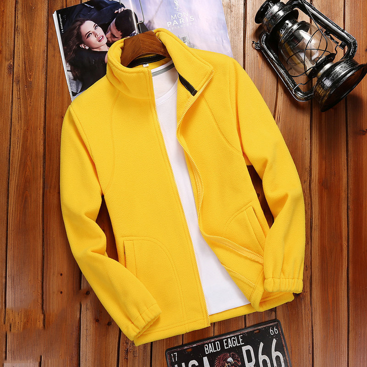 Fleecejacke Damen Reißverschluss-Fleece mit Stehkragen