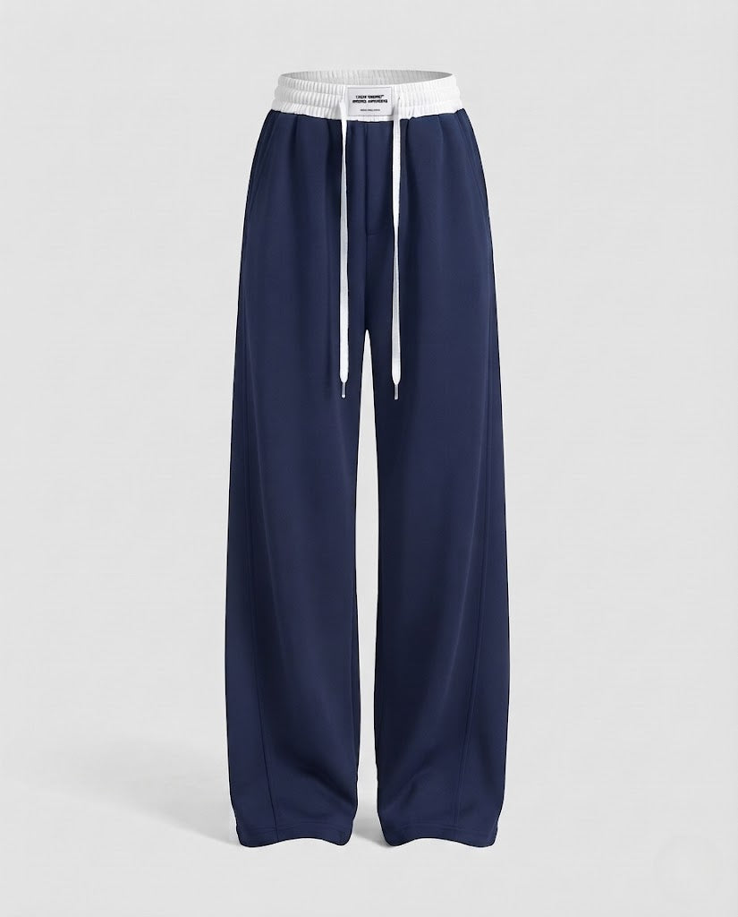 Damen Oversize Sweathose mit hohem Bund und weitem Bein Nord Taschen