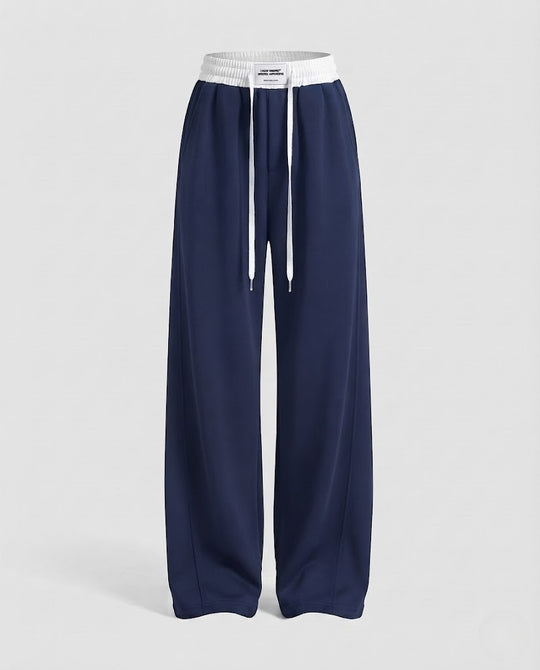 Damen Oversize Sweathose mit hohem Bund und weitem Bein Nord Taschen