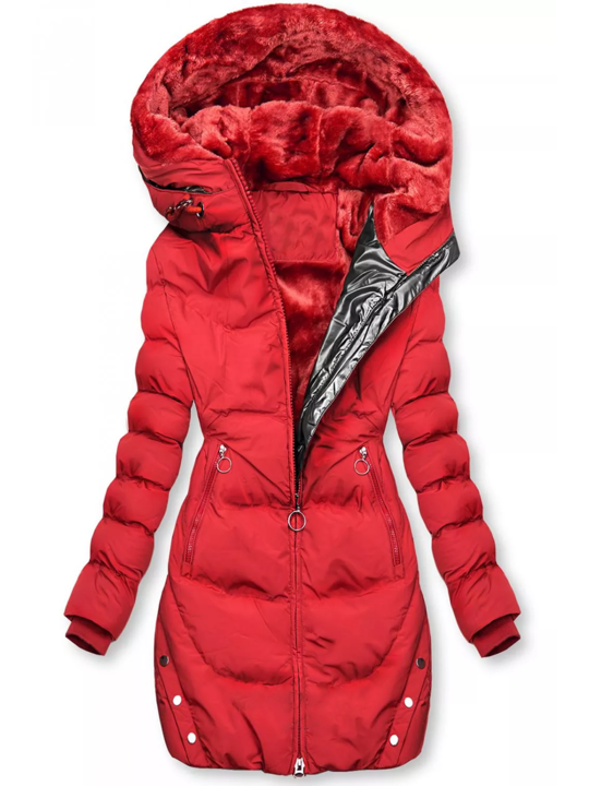 Warmer Wintersteppmantel Damen