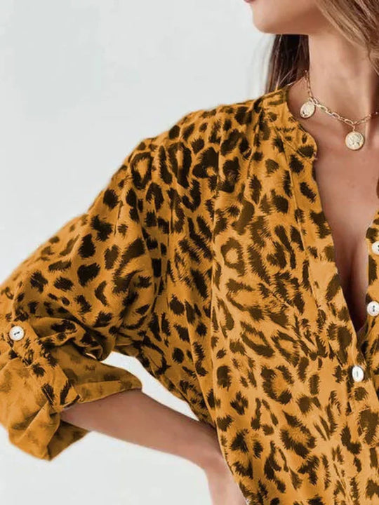Trendige Bluse Im Leo-Muster - Vittorelli