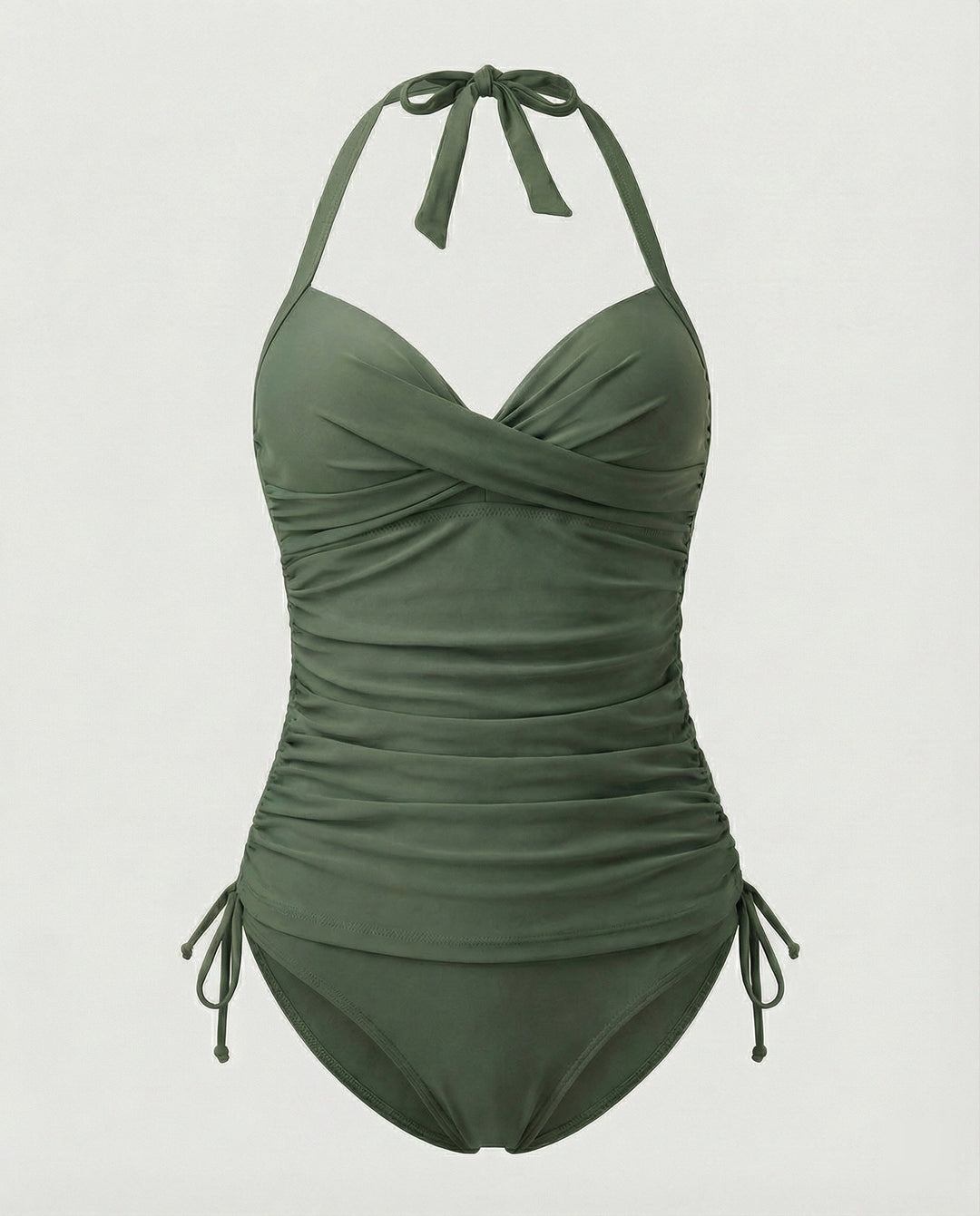 Tankini Von Byvera mit V-Ausschnitt Im Leopardenmuster