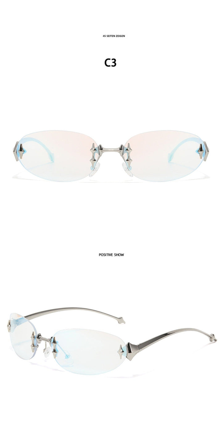 Nord Taschen | Star Rahmenlose Futuristische Sonnenbrille