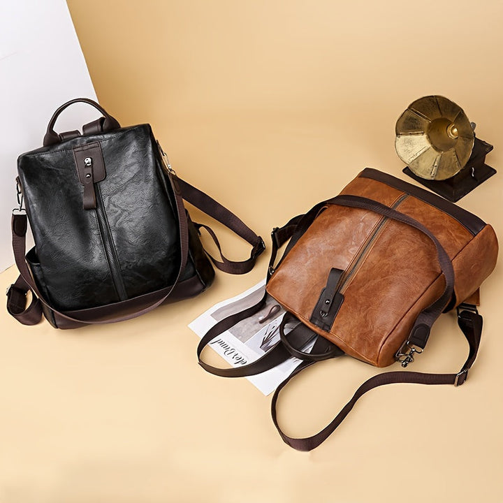 Diebstahlsicherer Damen Rucksack Vegan | Anti-Diebstahl City-Backpack