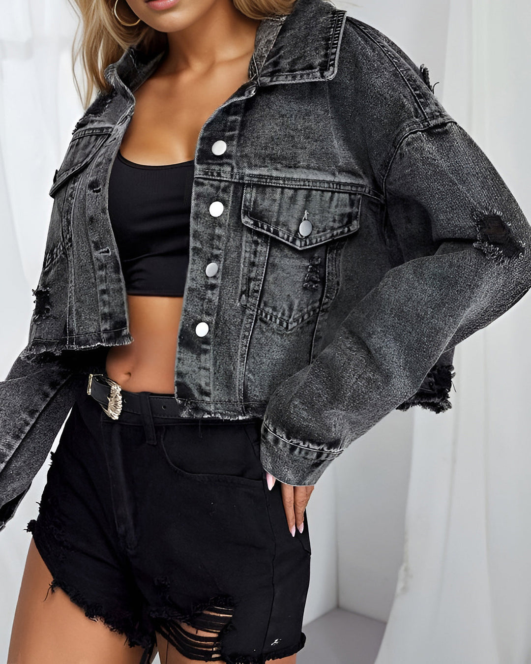 Nord Taschen | Denim Kurzjacke