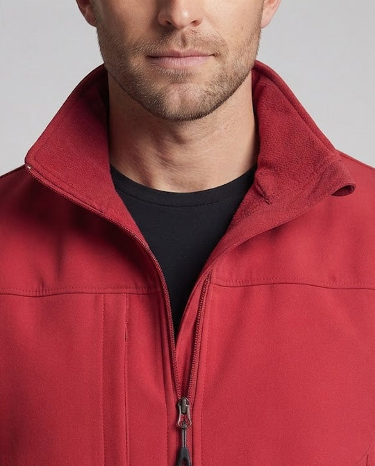 Herren Ärmellose Thermo-Softshell-Isolationsweste mit Microfleece-Futter und ergonomischen Reißverschlusstaschen Nord Taschen