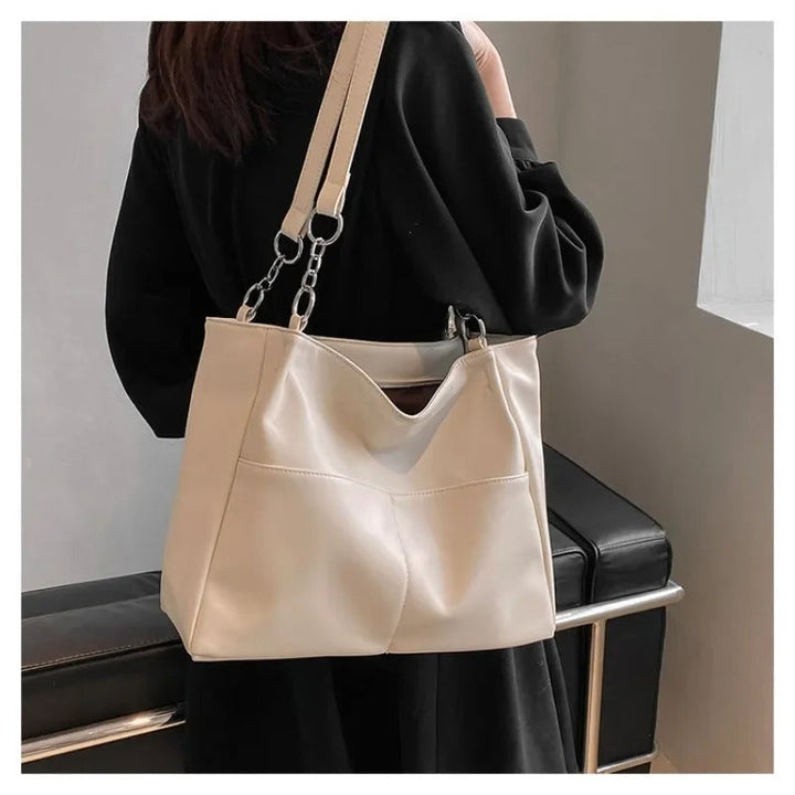 Nord Taschen | Große Vegane Rinderhaut Tote Tasche, Ketten Schultertasche