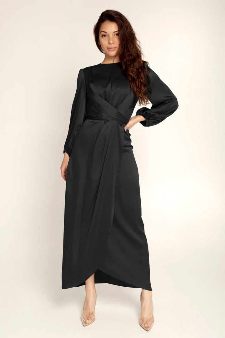 Trim Feminines und Elegantes Tunikakleid