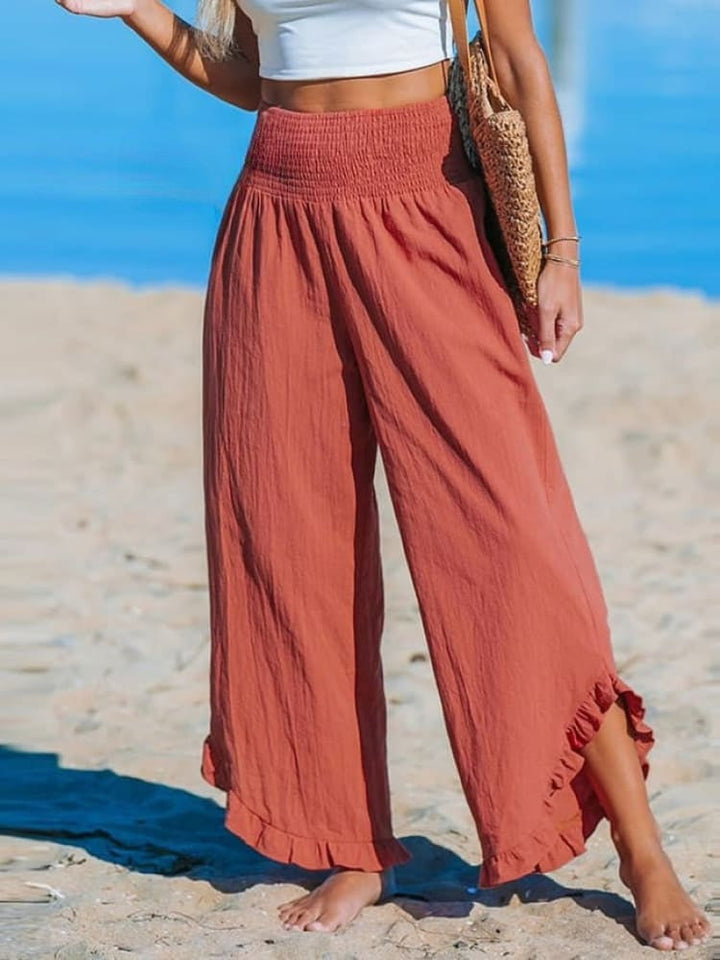 Women's Ruffles Freizeithemd
