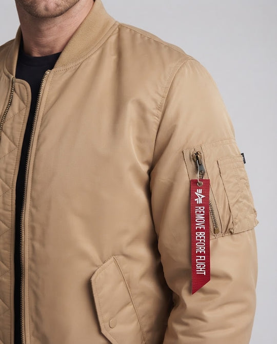 Herren wattierte Bomberjacke mit thermoisolierender Innenlage und Utility-Ärmeltasche Nord Taschen