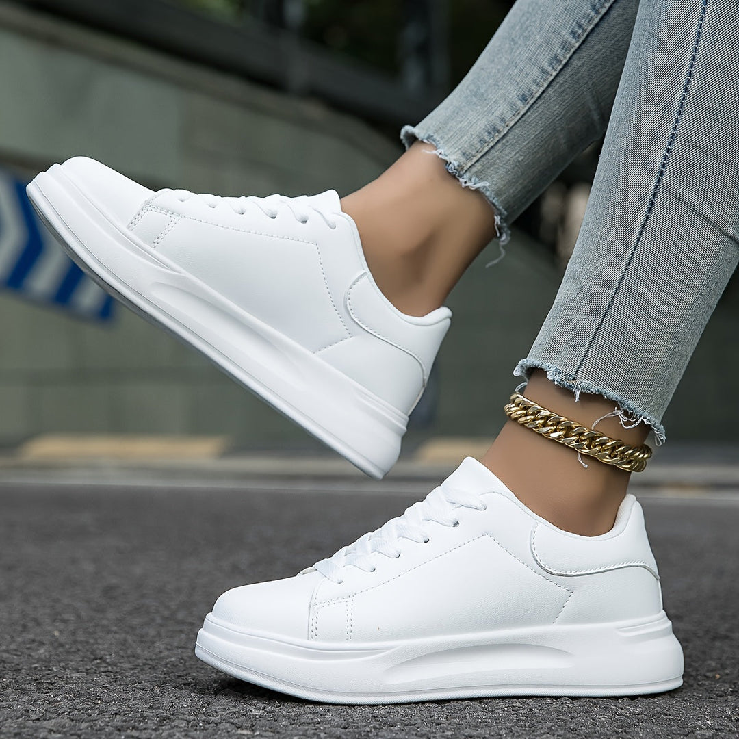 Damen Weiße Sneakers Casual