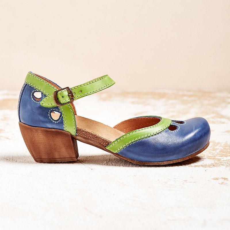 Sandalen mit Niedrigen Absätzen