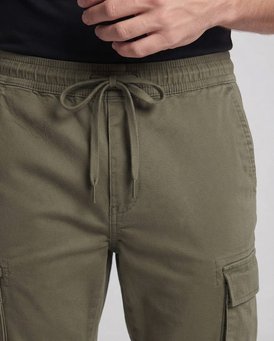 Herren Cargo-Hose mit elastischem Bund und Seitentaschen Nord Taschen