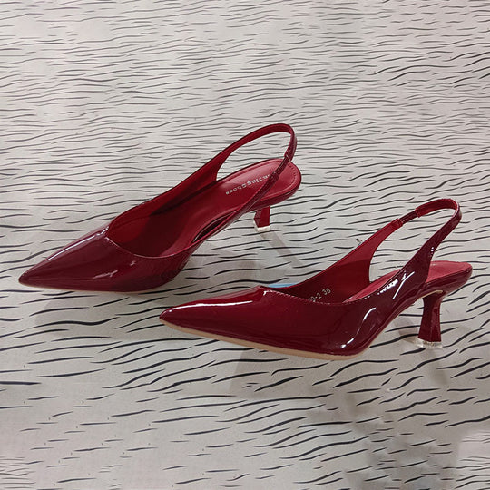 Einfarbige, Temperamentvolle High Heels mit Spitzer Zehenpartie