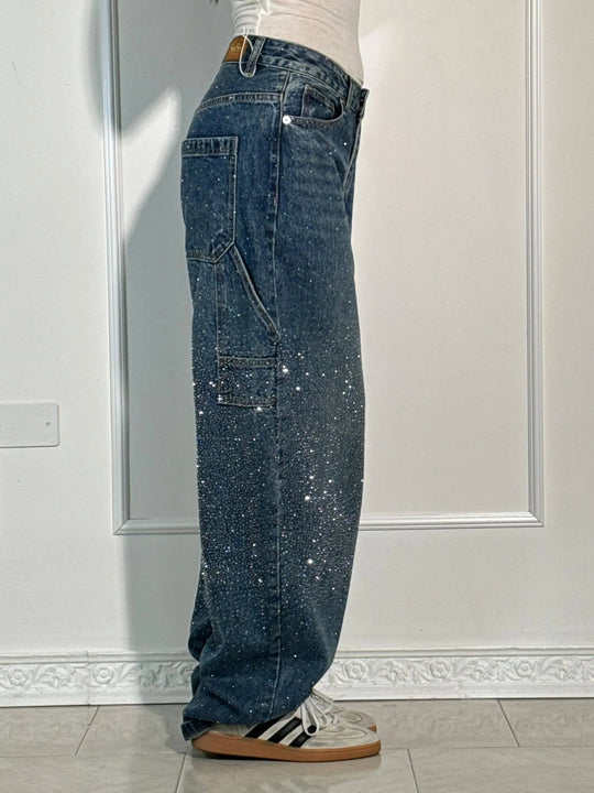 Damen Jeans mit Diamant-Optik & Klassischem Schnitt | Nord Taschen