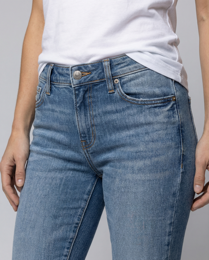 Trendige Damen Ripped Jeans