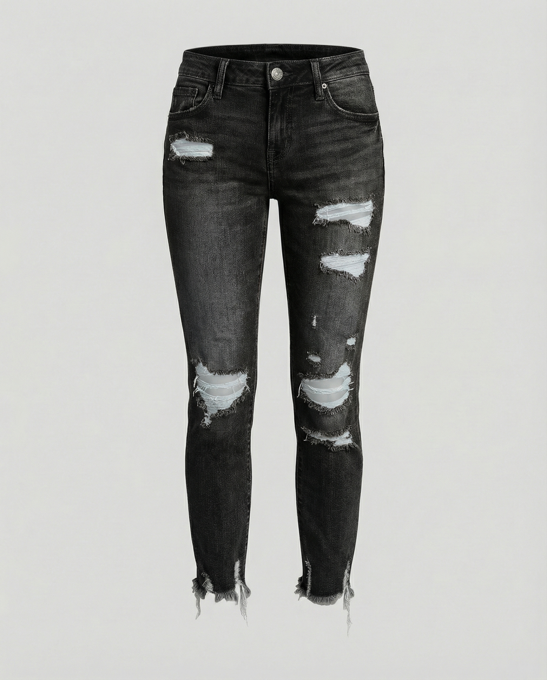 Trendige Damen Ripped Jeans
