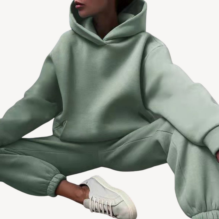 Damen Hoodie und Jogginghose Set