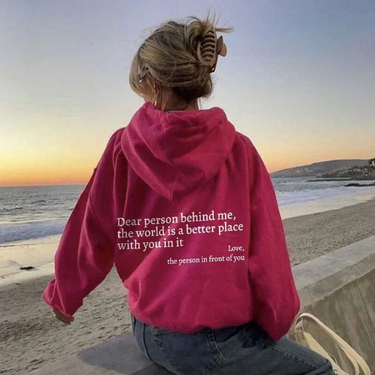 "Dear Person Behind Me" Hoodie Avellé