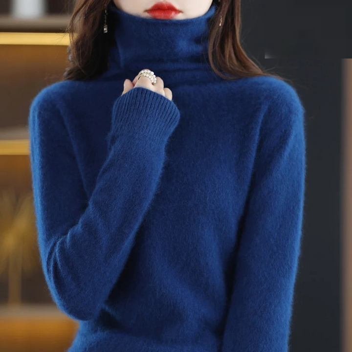 Nord Taschen | Pullover Damen Weicher Rollkragenpullover, Warm & Luxuriöses Design