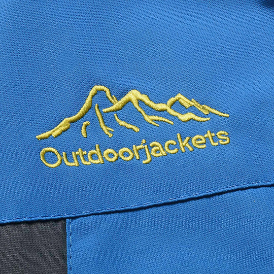 Herren dreilagige Softshell-Outdoorjacke mit abnehmbarer Kapuze und verschweißten Nähten Nord Taschen