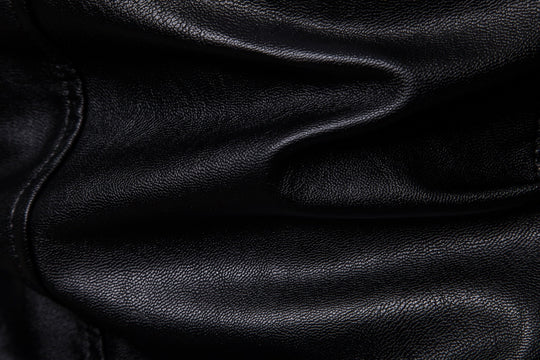 Herren Slim-Fit Lederoptik-Jacke mit Stehkragen, Ziernähten und durchgehendem Reißverschluss Nord Taschen