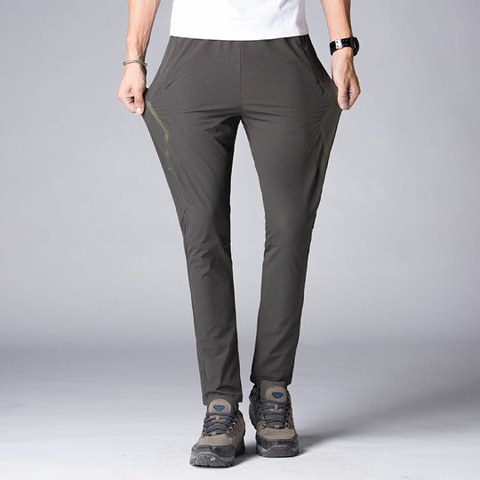 Damen Slim-Fit Stretch-Trekkinghose mit vorgeformten Knien und elastischem Komfortbund Nord Taschen