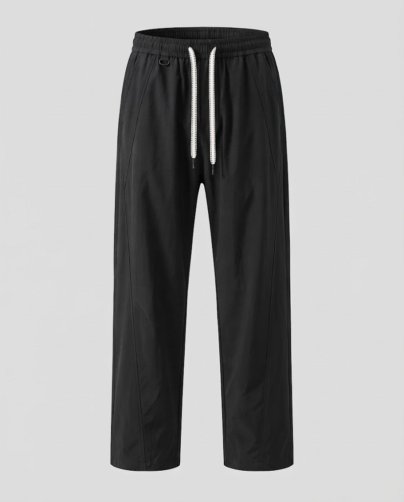 Herren Weite Outdoor-Freizeithose mit Tunnelzugbund und geradem Bein Nord Taschen