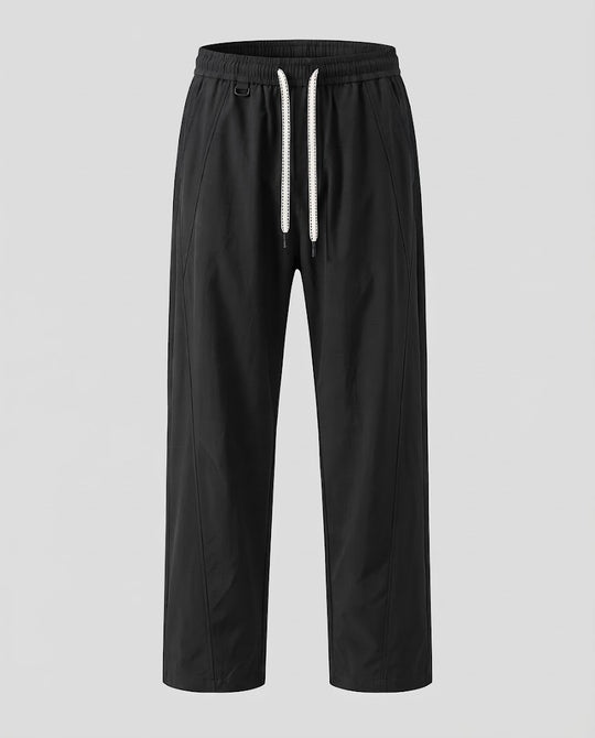 Herren Weite Outdoor-Freizeithose mit Tunnelzugbund und geradem Bein Nord Taschen