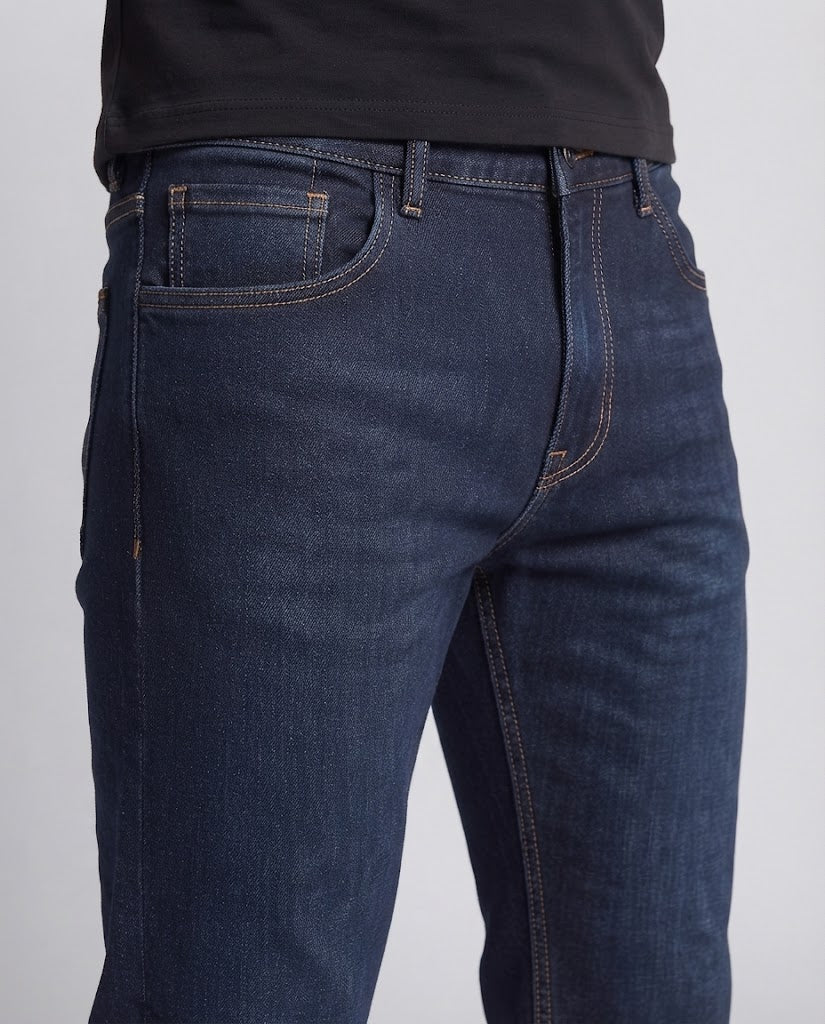Herren Warme gefütterte Jeans Nord Taschen
