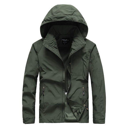 Herren Kapuzen-Softshelljacke mit Mesh-Innenfutter und multifunktionalen Reißverschlusstaschen Nord Taschen