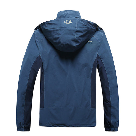 Damen Wasser- und winddichte Softshell-Trekkingjacke mit verstellbarer Kapuze Nord Taschen