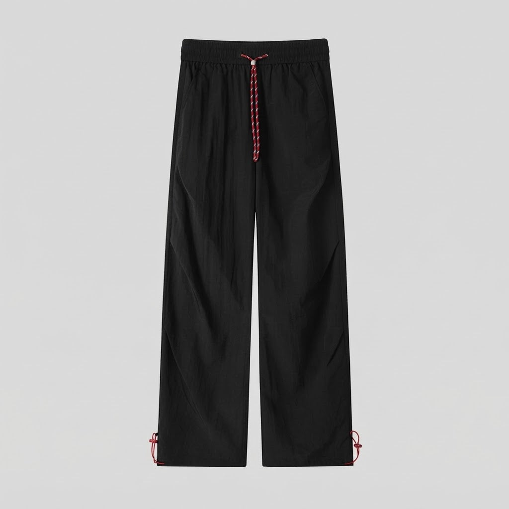 Unisex Weite technische Freizeit‑ und Cargo‑inspirierte Hose mit Tunnelzugbund und verstellbarem Saum Nord Taschen