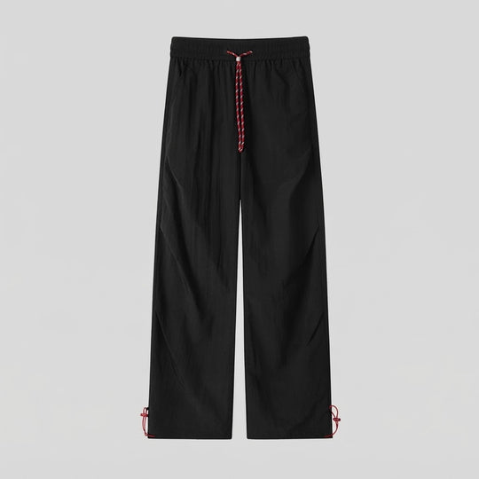 Unisex Weite technische Freizeit‑ und Cargo‑inspirierte Hose mit Tunnelzugbund und verstellbarem Saum Nord Taschen
